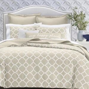 Charter Club Damask Designs Geometric Dove 3-Pc. Comforter Set, King